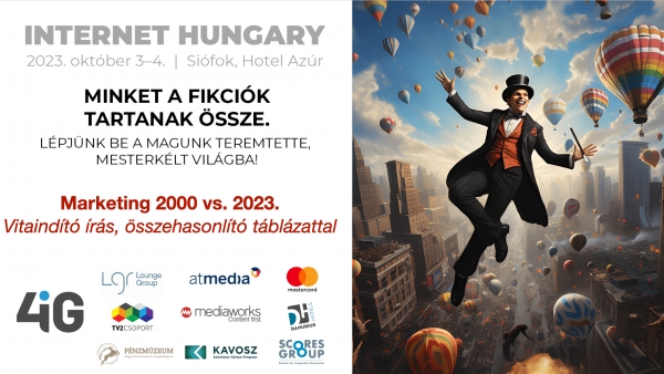 Marketing 2000 vs. 2023. Vitaindító, táblázatos írás az Internet Hungary-hez.